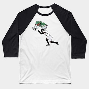 Saquon Barkley Backwards Hurdle Baseball T-Shirt
